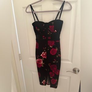 Beautiful black midi dress